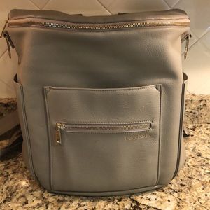 Fawn Design Original Diaper Bag Gray